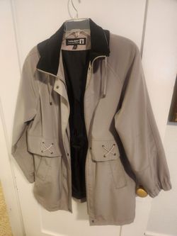 London Harbor Tan Zip-Up Women's Jacket