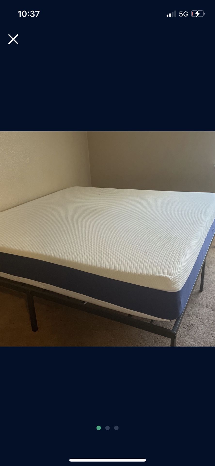 Foam Bed King Size 250$!!