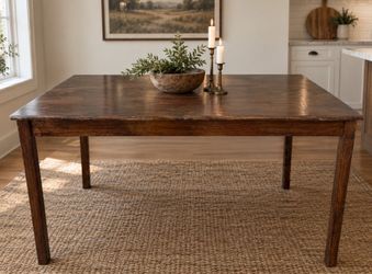 Rustic Solid Wood Dining Table