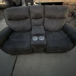 Double Recliner Couch