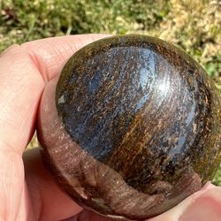 Tiger Iron Sphere, Crystals, Rocks, Minerals