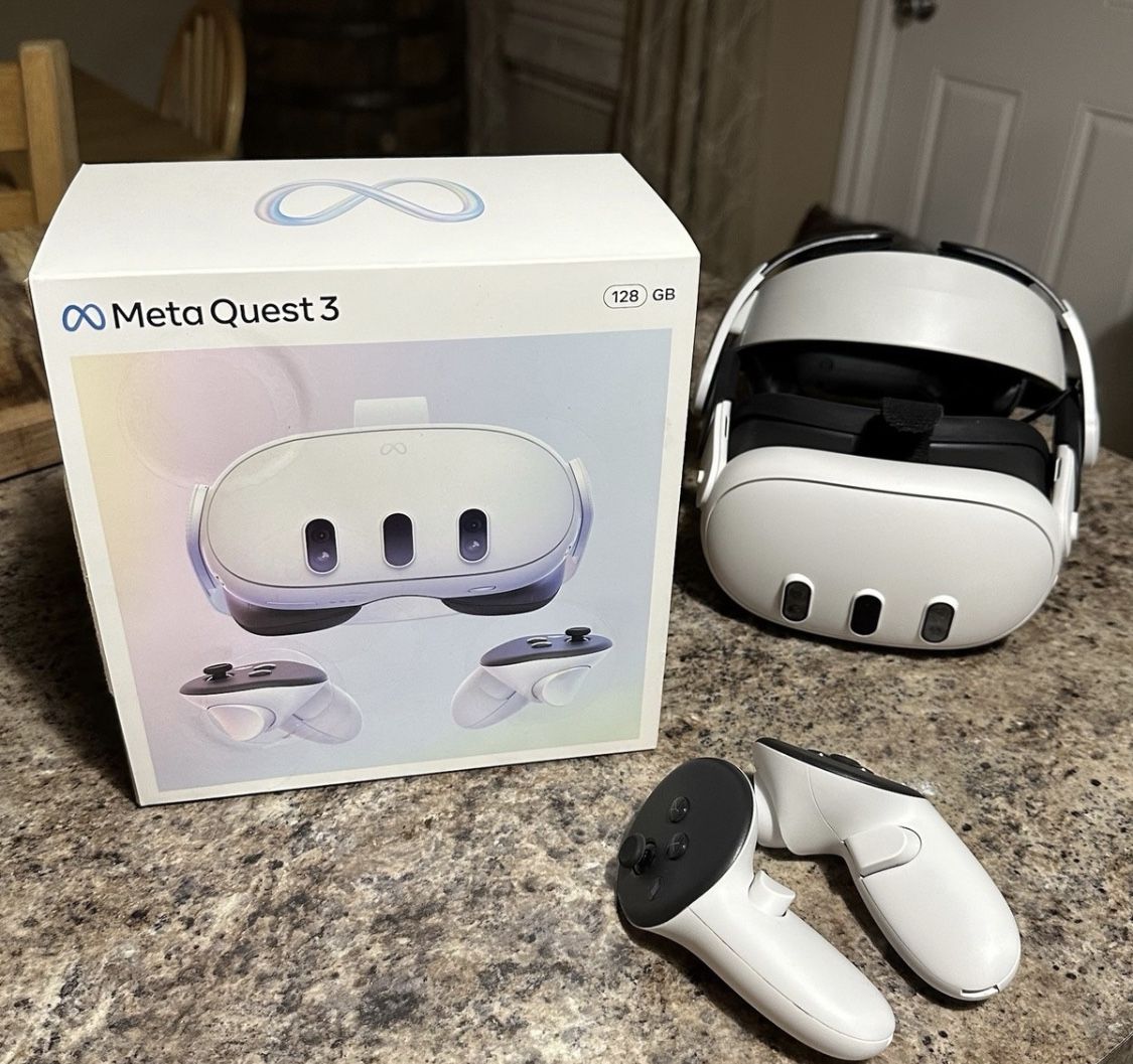 Meta Quest 3 128 Gb With Battery Headset
