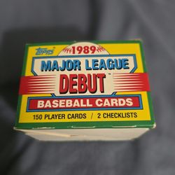 1989 Baseball Topps Major League Debut Set