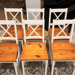 six dining chairs 
