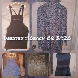 Victoria Secret Dress. Guess Overalls. Skunkpunk Dress. Old Navy Dress