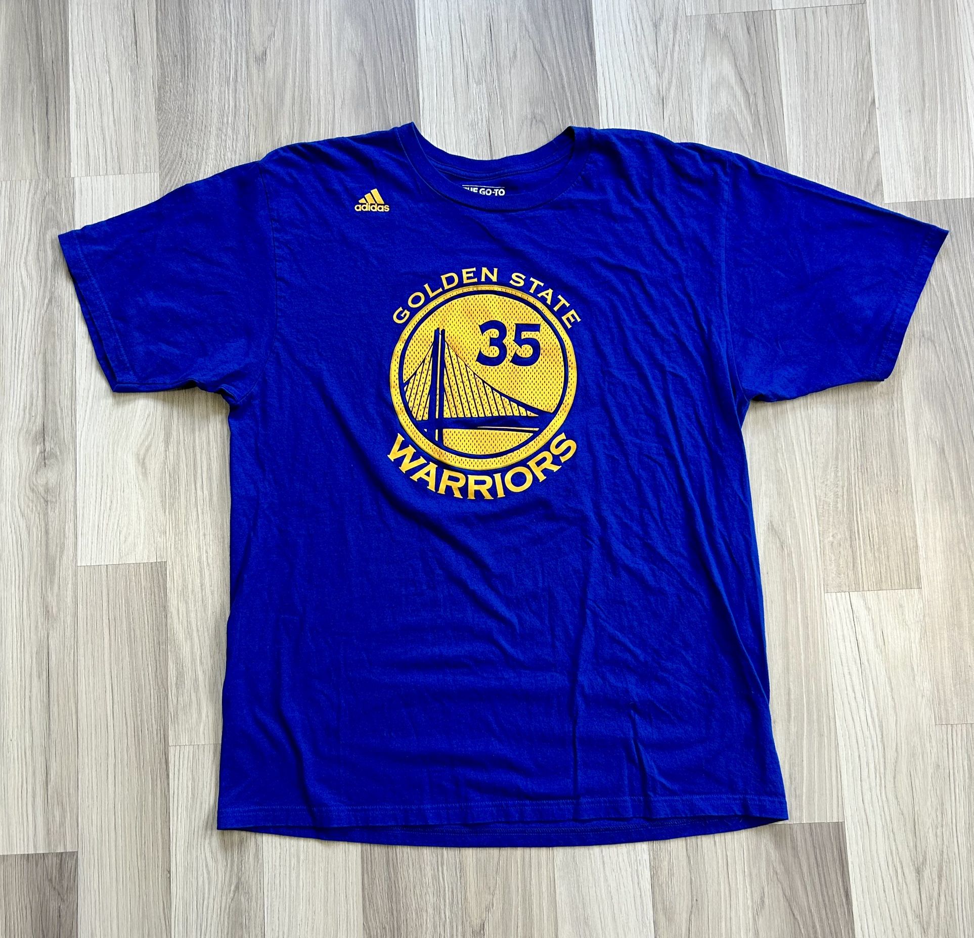 NBA Kevin Durant Golden State Warriors Adidas Jersey T-shirt Size XL