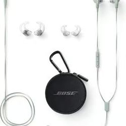 Bose SoundSport Wired Headphones In-ear Earbuds White 3.5mm Jack Sport _ Mercari
