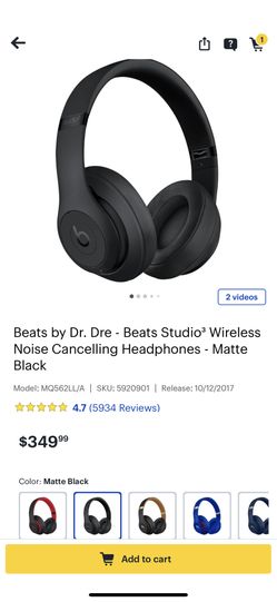 Dr. Dre’s Beats Studio 3 Wireless