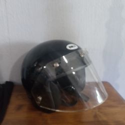 Black Helmet DOT Gr 1000 B12 Mod H1 Size XSmall (XS) With Face Shield