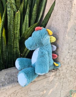 Dinosaur Stegosaurus Sitting 13" Plush EUC