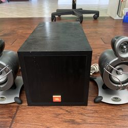 JBL Subwoofer with Klipsch Satellite Speakers