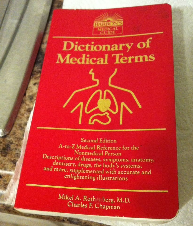 Small Size Dictionary of Medical Terms Book 1986/1989 Second Edition.