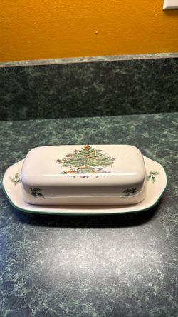Spode Covered Butter Dish