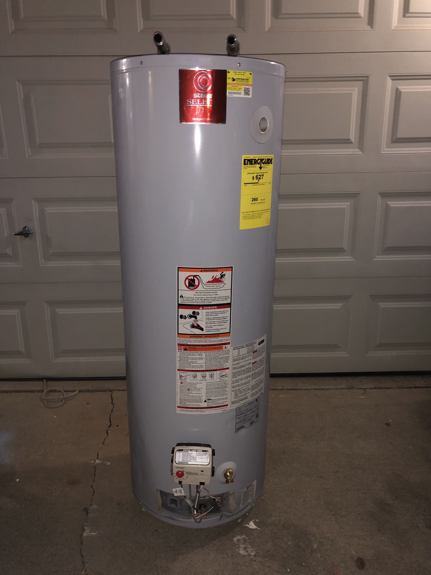 WATER HEATER State Select