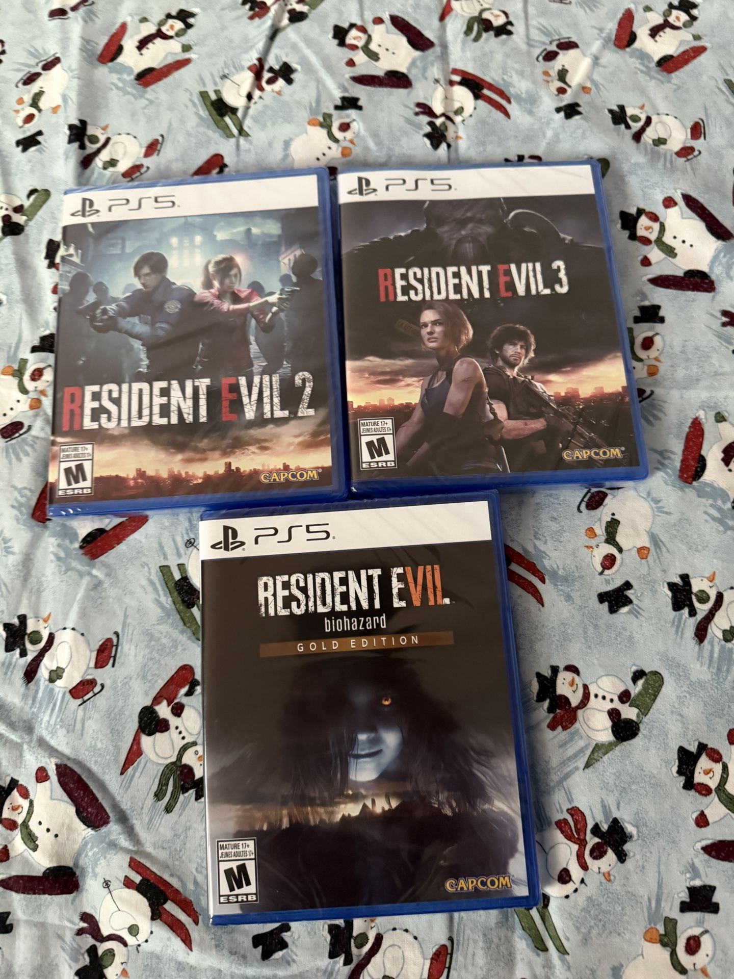 Resident Evil 2 + 3 + 7 Bundle new for ps5