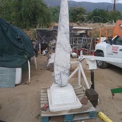 Marble Indian Sculpture 8 ft.tall