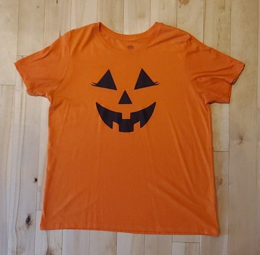 Celebrate Halloween Womens Jack-O-Lantern Top (XL) 🎃