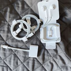 Iphone Chargers & Headphone & Tv Adapter 