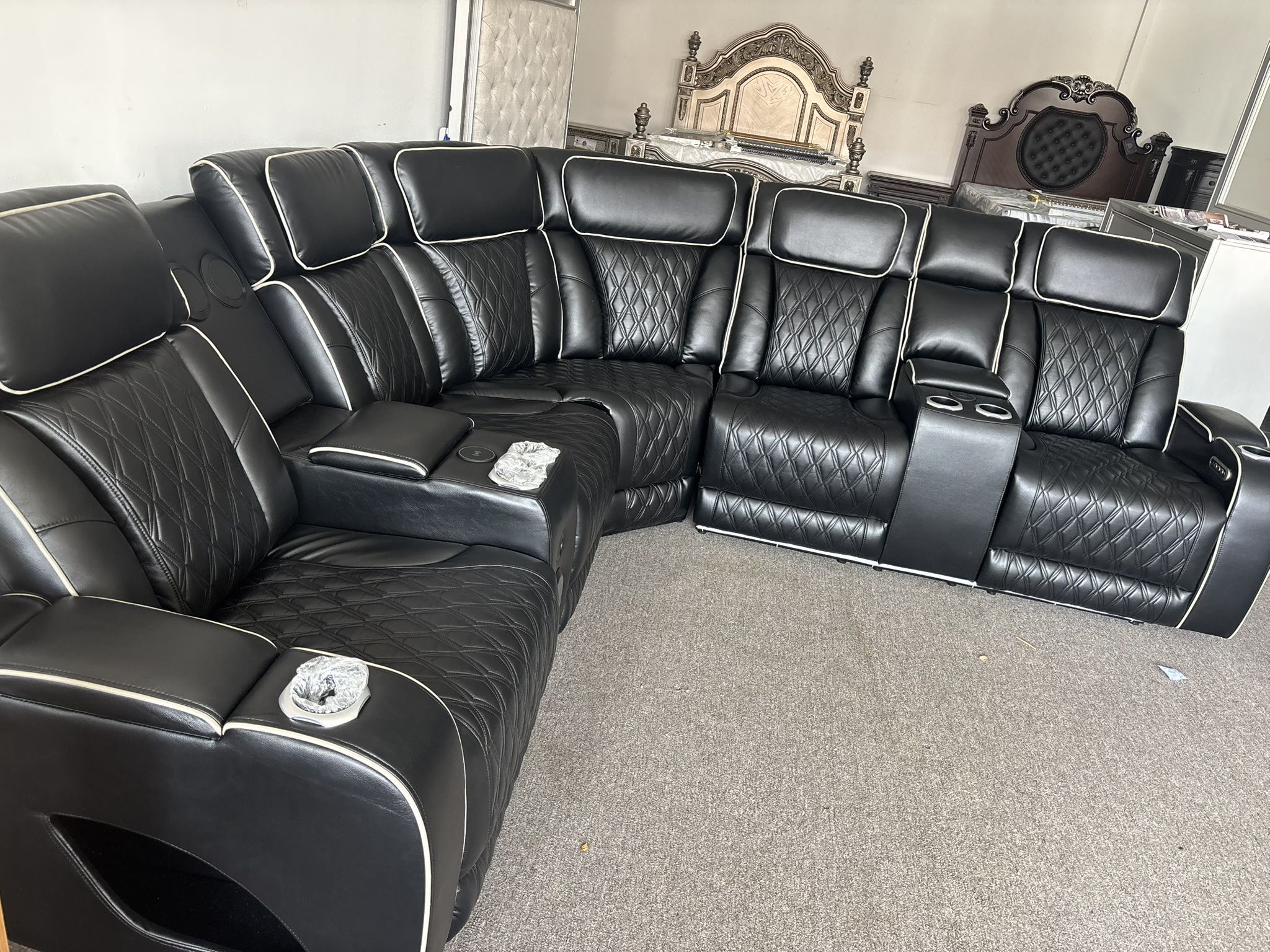 Sectional Electric Recliner New