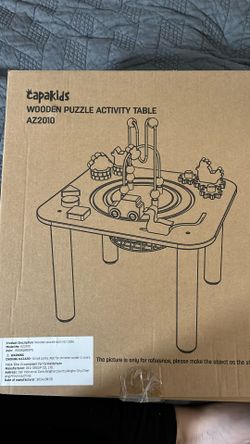 Wooden Puzzle Activity Table