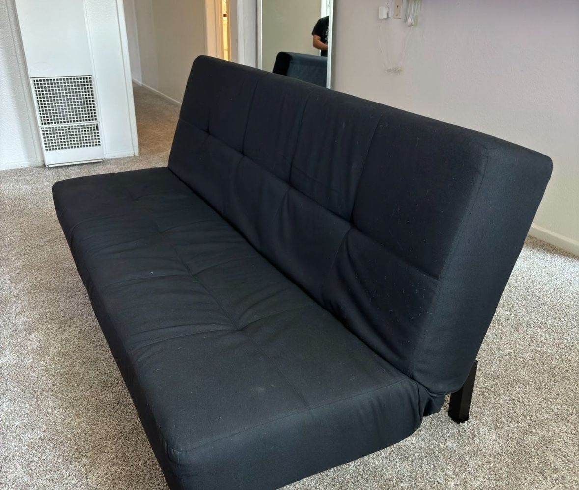 IKEA BALKARP Black Futon