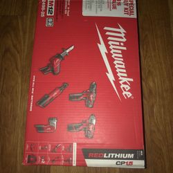 Milwaukee M12 5-Piece Combo Cordless Tool Set. New In The Box!