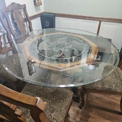 Round Glass Top Kitchen Table