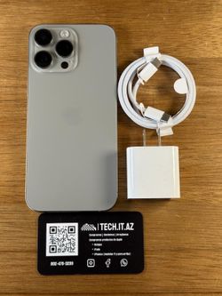 📱 iPhone 16 Pro Max | 256GB | Natural Titanium | Cricket Only | Hablo Español