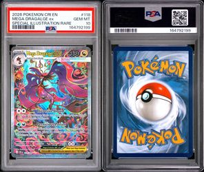 PSA 10 Mega Dragalge ex #118 SIR – Chaos Rising – Pokemon TCG Card