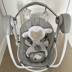 Portable Baby Swing with music