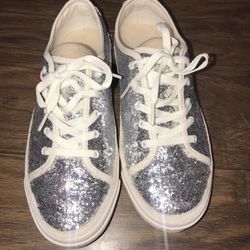 Ugg Women’s Silver Glitter Sneakers 