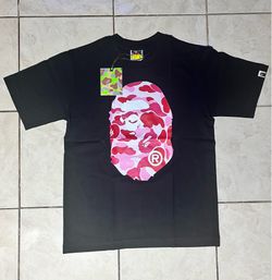 bape pink camo t shirt