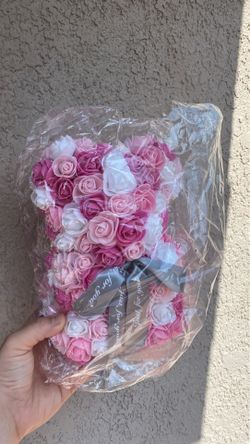Valentines Rose teddy bear