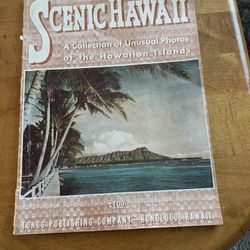 Book , Scenic Hawaii , Copywrite 1943