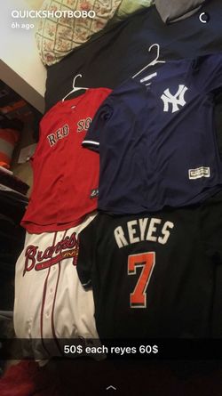 Baseball jerseys all sz L