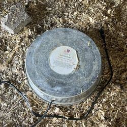 Outdoor water bowl heater 