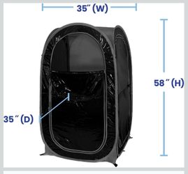 WeatherPod 1-Person Pop-Up Pod with Tinted Panels – Pop-Up Pod