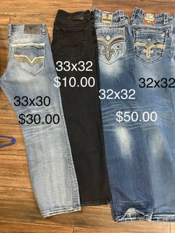 Jeans  and shirts