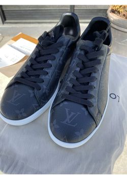 Louis Vuitton Luxembourg Black Sneaker Shoes Men 9 New for