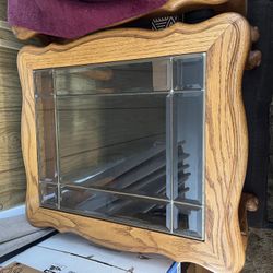2 Solid Oak End Tables And 1 Coffee Table