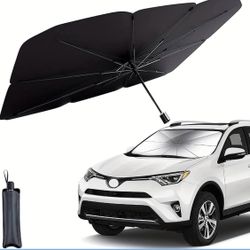 Windshield Sun Shade Foldable Umbrella, Sun Shade for Car Windshield