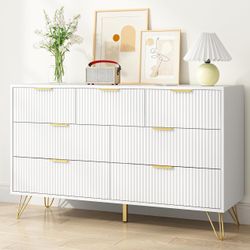 Brand New Modern 7-Drawer Dresser – Classic White 