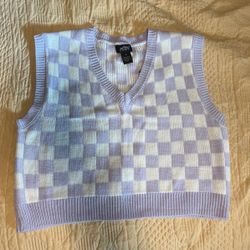 Crop Sweater Vest 