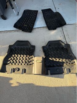 Jeep JL front and rear floor lines mats