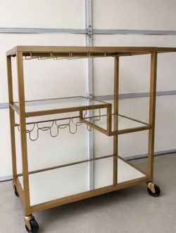 Mid Century Bar Cart