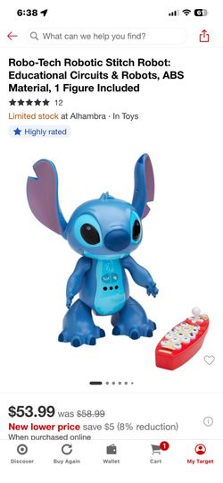 Robo-Tech Robotic Stitch Robot: Educational Circuits & Robots, ABS Material, 1 Figure Included