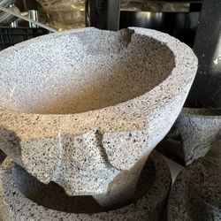 Broken Or Chipped Molcajetes De Piedra! Each! 