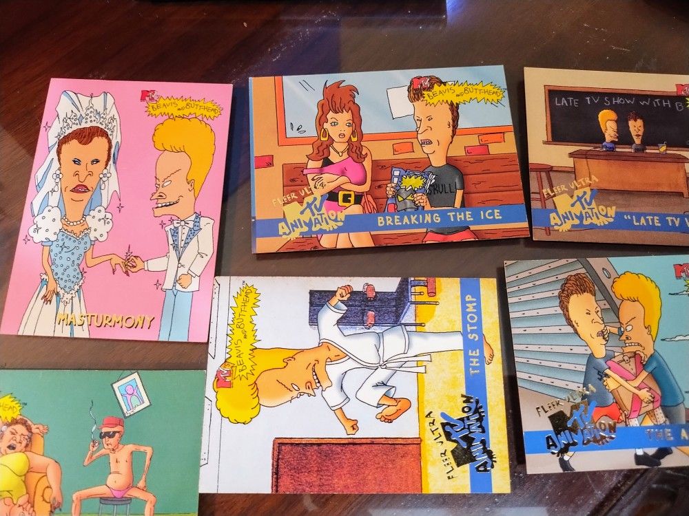 Vtg '95 Beavis and Butthead Collector Cards.