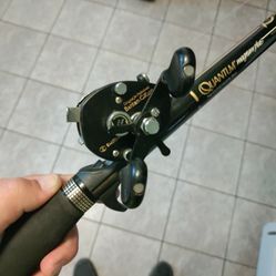 Vintage Shimano Fishing Reel And Rod