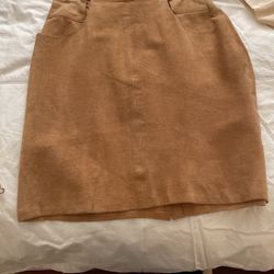 Suede Donna Karan Skirt Size 4